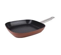 San Ignacio Sartén Asador Cuadrada 24x4cm Aluminio Forjado Ind Agros