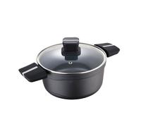 San Ignacio Cacerola de Aluminio Fundido Bistro Grey Ø20 x 10 cm, 2,7 L, Apta para Inducción