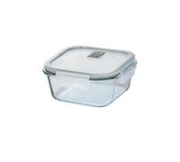 San Ignacio EXPERT Hermético cuadrado Transparente 15,9x15,9x7cm - 800ml vidrio borosilicato con tapa hermética EXPERT