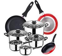 San Ignacio Juego de Batería de cocina de Bateria 8 pcs (cazo)+ 16/20/24 cm
