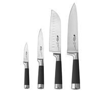 San Ignacio Juego de cuchillos de cocina Masterpro Set de 4 Cuchillos de Cocina, Acero Inoxidable, Multicolor