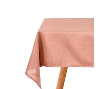 San Ignacio Mantel Poliester 140x140cm Rosa Palo colección Kinvara