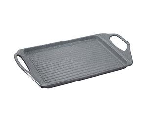 San Ignacio Origen - Placa Grill De 43cm - Fabricada En Aluminio Forjado - Interior Negro Quantanium - Para Todos Los Fuegos - Punto De Inducción - Asador Uso Diario