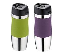 San Ignacio Pk1158 Set Premium 2 Tazas De Viaje, Multicolor, 21X8X8.5 C/U