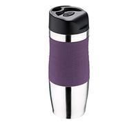 San Ignacio Premium-Taza térmica 400 ml, Morado, en Acero Inoxidable, Tour, Metal, 21x8x8,5 cms (Q2913)