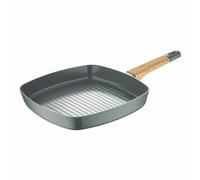 San Ignacio Sartén Asadora Earth Grey SG-6754 Gris Aluminio 28 x 28 cm