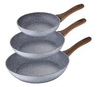 San Ignacio Set 3 Sartenes 22/26/28 Daimiel, Aluminio Forjado, Inducción