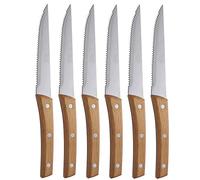 San Ignacio Set 6pc cuhillos de carne chuleteros acero inoxidable Ordesa