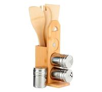 San Ignacio Set 7 pzs bambu soporte palas especieros colección KINVARA