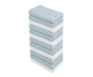 San Ignacio Set de 12 Paños de Cocina de 32x32cm 100% Algodón 400GSM Menorca