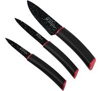 San Ignacio Set de cuchillos Keops Marble SG-4136 Negro Acero inoxidable 3 piezas