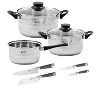San Ignacio - set de útiles de cocina: cuchillos y sartenes