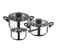 San Ignacio SG-8050 - Batería de Cocina, Acero Inoxidable, Plateado, 3 cuerpos