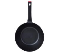 San Ignacio WOK 28x8,5 Cm en Aluminio Fundido con Revestimiento Antiadherente y Asas Ergonómicas