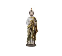 San Judas Tadeo figura religiosa 60 cm. patrón de las causas difíciles imagen resina color