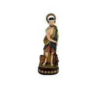 San Lázaro figura 60 cm. patrón de los necesitados resina peana