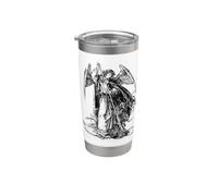 San Miguel Arcángel Guerrero Ángel Católico Vaso térmico de acero inoxidable de doble pared
