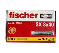 SANCO STORE- Fischer taco de expansión SX- 8 X 40 caja 100 unidades de nylon