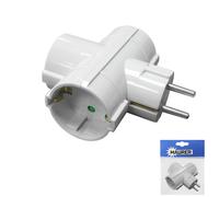 SANCO STORE - MAURER Adaptador / Ladron Triple Schuko 16 A. 250 V.