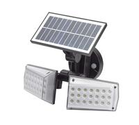 SANCO STORE - MAURER Aplique Solar Led Doble Con Sensor de Movimiento / Crepuscular 450 Lumenes. Protección IP65