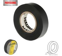 SANCO STORE - MAURER Cinta Aislante, PVC, Profesional, 25 metros x 19 mm. x 0,13 mm espesor. Color Negra.