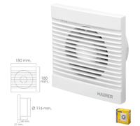 SANCO STORE - MAURER Extractor Humos Baño 16 Watt. Salida Ø 116 mm.
