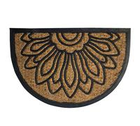 SANCO STORE - MAURER Felpudo Fibra Coco Y Goma 1/2 Luna 40x60 cm.