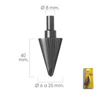 SANCO STORE - MAURER Fresa Conica Hss Ø 6-25 mm. Para Taladro / Fresadora