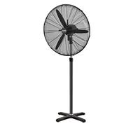 SANCO STORE - MAURER Ventilador Pie Ø 70 x195 cm. Negro 190 W. Oscilación Automatica, Altura Regulable, Cabezal Inclinable, Base Estable 60x60 cm.