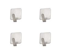 SANCO STORE - ORYX Colgador Oryx Inoxidable Pequeño (Blister 4 Unidades) Adhesivo