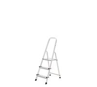 SANCO STORE- ORYX , escalera plegable, doméstica, aluminio de 3 peldaños