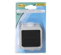 SANCO STORE - ORYX Interruptor / Conmutador Oryx Simple con tapa gris