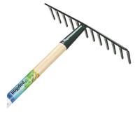 SANCO STORE - PAPILLON Rastrillo Jardin Papillon 14 Puas Mango de madera 130 cm.