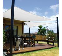 SANCO STORE - PAPILLON Toldo Vela Sombra Jardin Cuadrada 5.0x5.0 metros Blanca