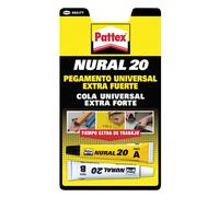 SANCO STORE - PATTEX Nural- 20 Blanco Transparente (Juego 2 Tubos 22 cm³.)