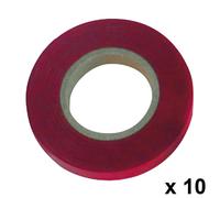 SANCO STORE - SATURNIA Cinta Para Atadora 11 x 0,15 mm. x 26 metros Rojo (Pack 10 Rollos)