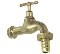 SANCO STORE - SATURNIA Grifo Curvo Latón Pulido Con Racord 3/4"