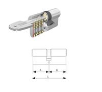 SANCO STORE - TESA Cilindro Tesa Seguridad T60 /30x40 Latonado