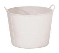 SANCO STORE - WOLFPACK LINEA PROFESIONAL Capazo Plastico Blanco Numero 3 40 Litros