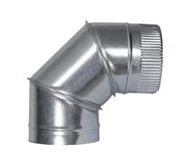 SANCO STORE - WOLFPACK LINEA PROFESIONAL Codo Estufa Galvanizado de 200 mm. 90° (0,8 mm.)