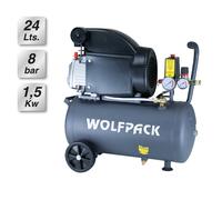 SANCO STORE - WOLFPACK LINEA PROFESIONAL Compresor Aire Wolfpack 24 Litros / 8 Bares / 1,5 Kw - 2,0 HP