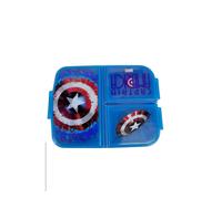 SANDWICHERA con Compartimentos |fiambrera infantil | Varias LICENCIAS Disponibles (Disney, Frozen, dragon ball ,barbie,LOL, Patrulla Canina, minecraft ,capitán América,pokemon ,micky,Batman..)