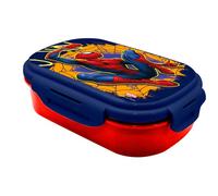 Sandwichera + cubierto spiderman marvel