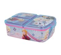 Sandwichera fiambrera infantil múltiple cuadrada con 3 compartimentos Frozen 17920