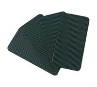 Sandyseptember Kit de 4 parches de seguridad para piscina, parches de reparación de malla de 4 x 8 pulgadas para fijar desgarros y rasgaduras en cubiertas de piscina (verde)
