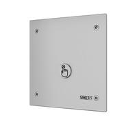 Sanela - Control electrónico de descarga del inodoro, alimentación por batería de 6 V, acero inoxidable SLW 01PBA