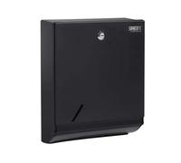 Sanela - Dispensador de toallitas de papel, cromo/negro SLZN 20V