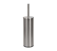 Sanela - Escobilla de wc de pared con soporte, acero inoxidable mate SLZN 19X