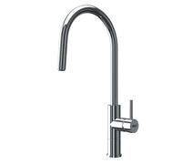 Sanela - Grifo de fregadero electrónico con caño extraíble, alimentación por batería, cromo SLU 68B