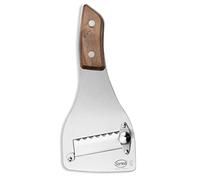 Sanelli, Cortador de trofas SAN-SLICE, cortador de trufas profesional mango de madera con regulador de corte. Acabado satinado. Hoja dentada, acero inoxidable